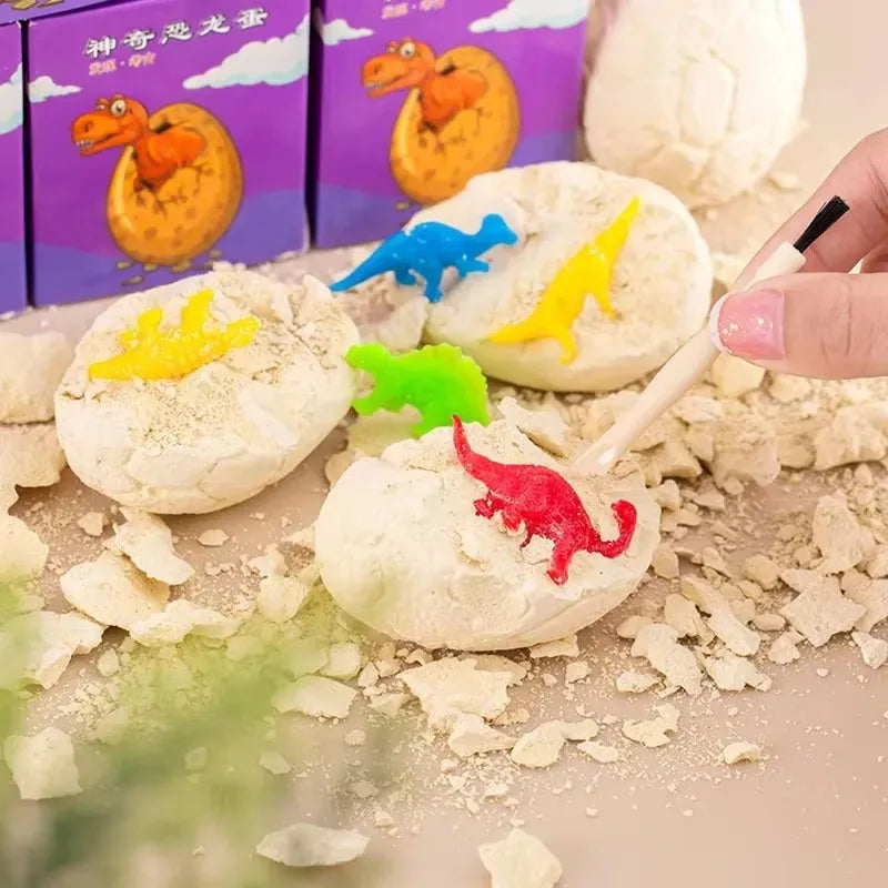 Dinosaur Eggs jurassic Park Tyrannosaurus Model Toys Scientific Mining Dinosaur Archeology Digging  Educational Toys For Kid Boy