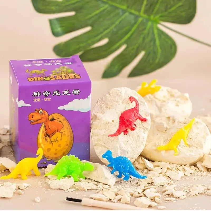Dinosaur Eggs jurassic Park Tyrannosaurus Model Toys Scientific Mining Dinosaur Archeology Digging  Educational Toys For Kid Boy