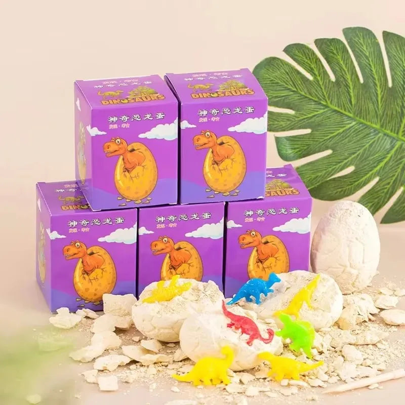 Dinosaur Eggs jurassic Park Tyrannosaurus Model Toys Scientific Mining Dinosaur Archeology Digging  Educational Toys For Kid Boy