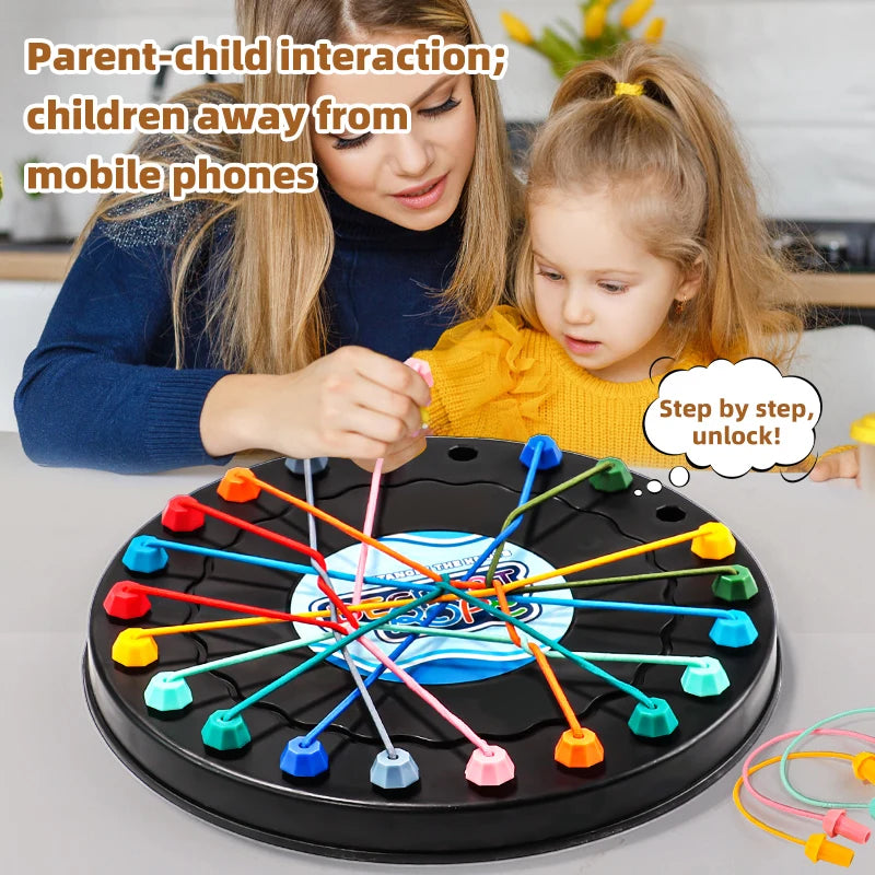 New Rope Breaking Battle Challenge Puzzle Toy Knot Toy Children's Rope Decoding Game Logic Training