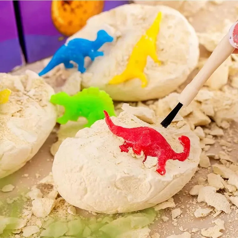 Dinosaur Eggs jurassic Park Tyrannosaurus Model Toys Scientific Mining Dinosaur Archeology Digging  Educational Toys For Kid Boy